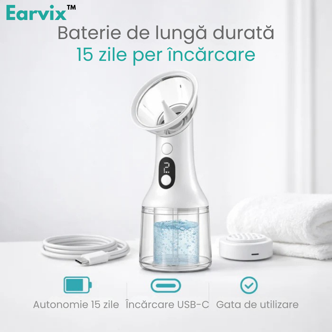 Earvix Pro™ – Dispozitiv Electric pentru Curățarea Urechilor